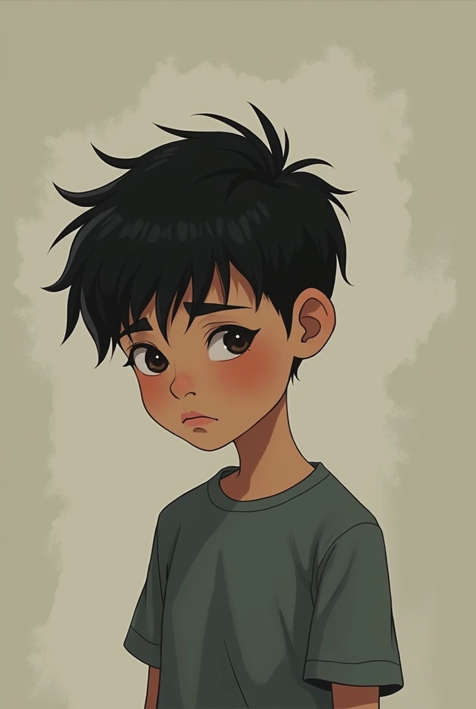 Sad boy due to bullying cases animated