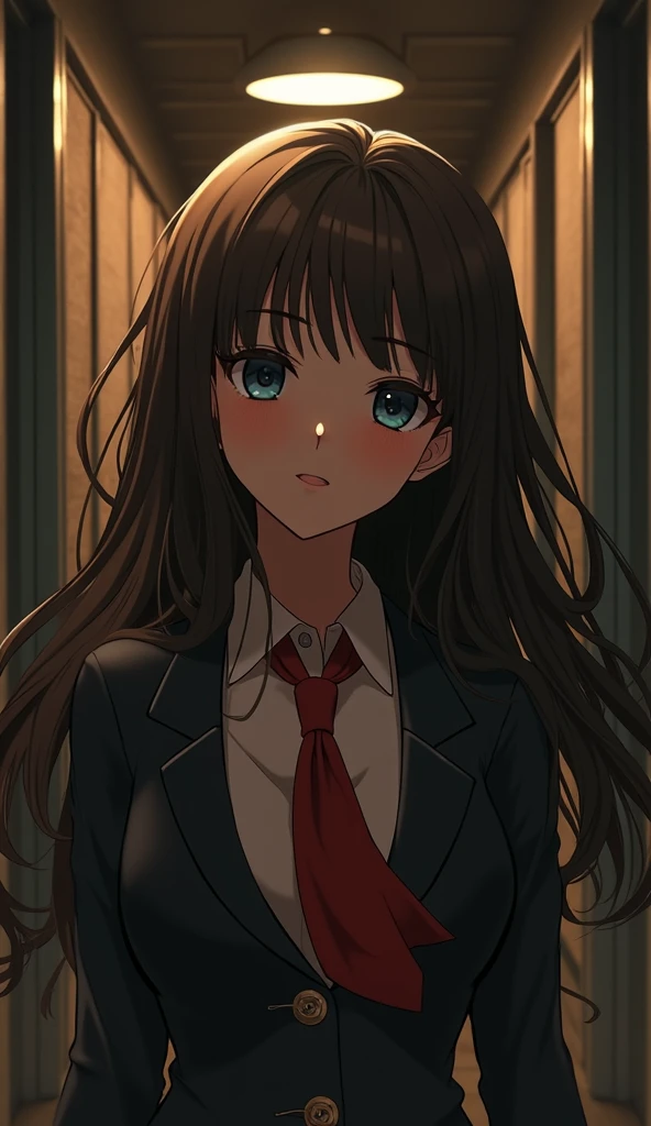 (32K:1.9, Highest quality, masterpiece, Ultra-high resolution), Perfect dynamic composition, Highly detailed skin and facial textures:1.3, Detailed eyes, Detailed limbs, Cute sexy slim Japanese schoolgirl, Fair skin, ((Clarity:1.1)), (Red tie blazer uniform:1.3), (Hugging a high school boy:1.0), (Cunning Smile:0.9, Totally captivates you:0.9), (beautiful Blue Eyes, beautiful, Clear Eyes:0.8), Sexy Face:0.4, blush:1.1, (beautifulエロティシズムを醸し出す味わい:0.8), Professional random camera work, Cinematic Lighting Effects, ((Full Body Shot)), ((Too erotic:0.9)) , romantic, mysterious, Object of admiration, original, dramatic, artistic, Innovative, charm, Heartful, Fancy, Tilt, sense of loss, special, exciting, Extreme, sense of openness, joy, joyの表現, ((若さのcharm, 女性的なcharm))