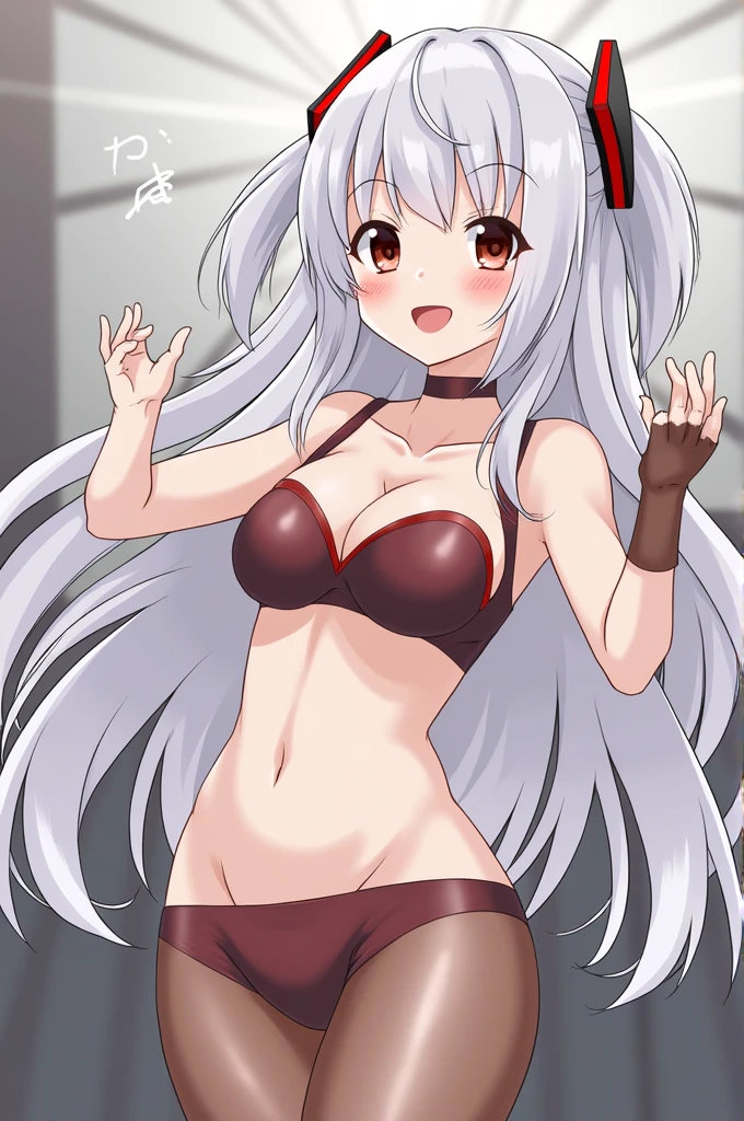 Illya，Blush, first person perspective, 8K, Super detail, Best quality, hyper HD，White pantyhose，full bodyesbian，White pantyhose，perspire，Sweating of the armpits，Sweating of the armpits，（wearing only his underwear：2.0），Endless 69(Sexual position)，Sex life，1girll，1boy