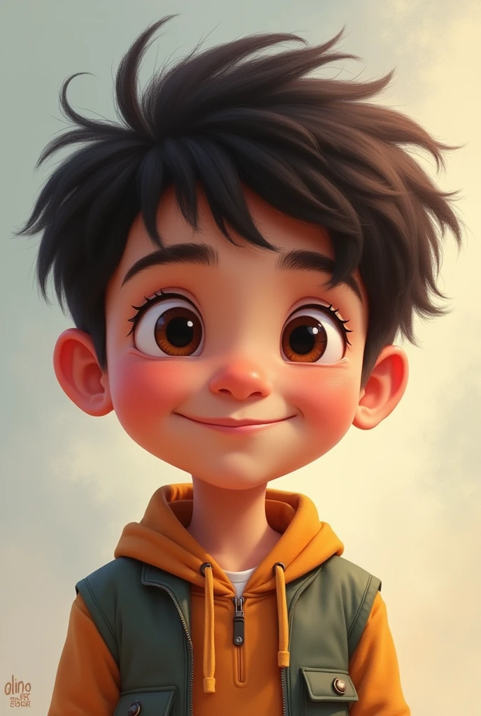 Draw a children with name Hasan