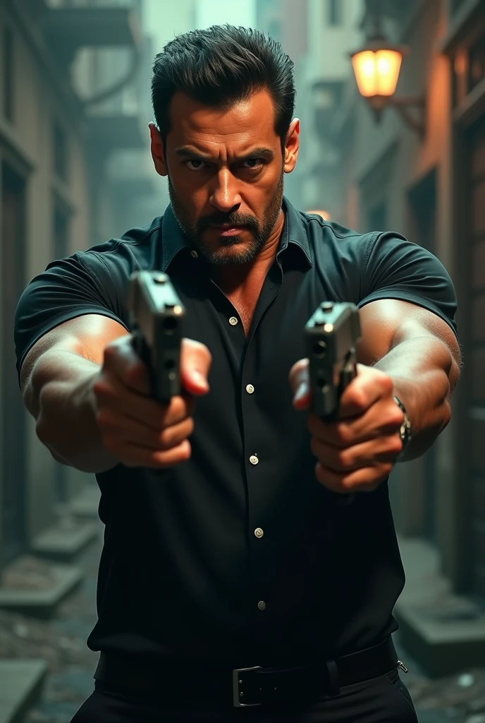 Salman khan with guns