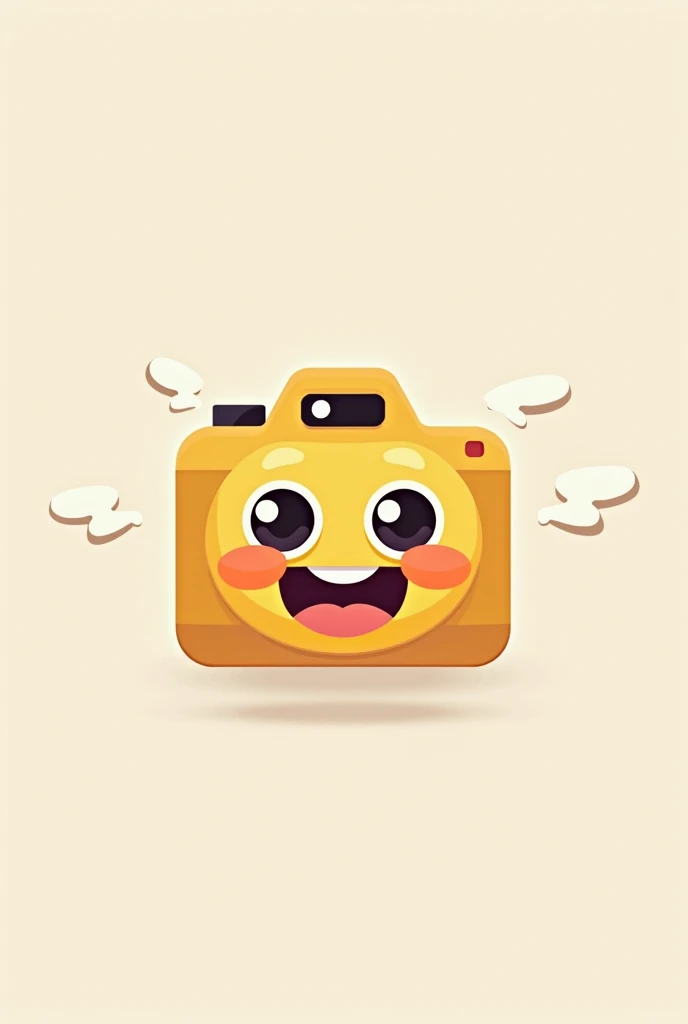 An emoji with a recording camera