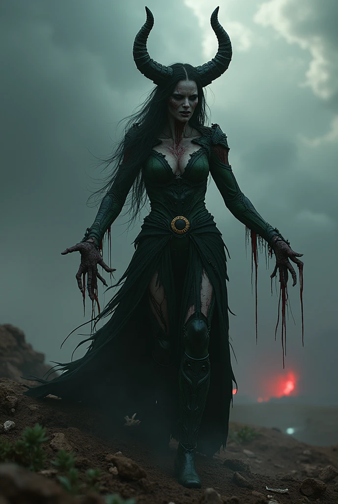 hình ảnh thực tế, bộ phim thor ragnarok, hela biến thành zombie