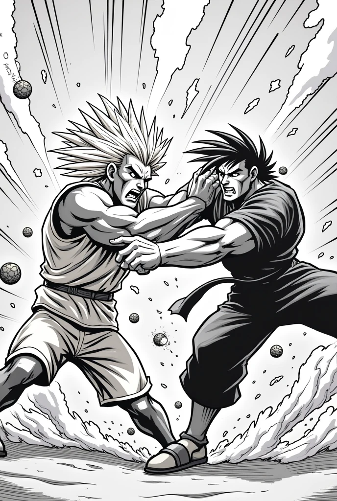 One slapping Mikassa's ball