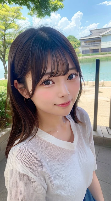 Chiho, Yoshitomo Nara, shikamimi, A clear and pretty face, My motto is Teshirogi, sakimichan, Cute natural anime face, Cute beautiful face, narumi kakinouchi, Cute anime face, Summer clothing