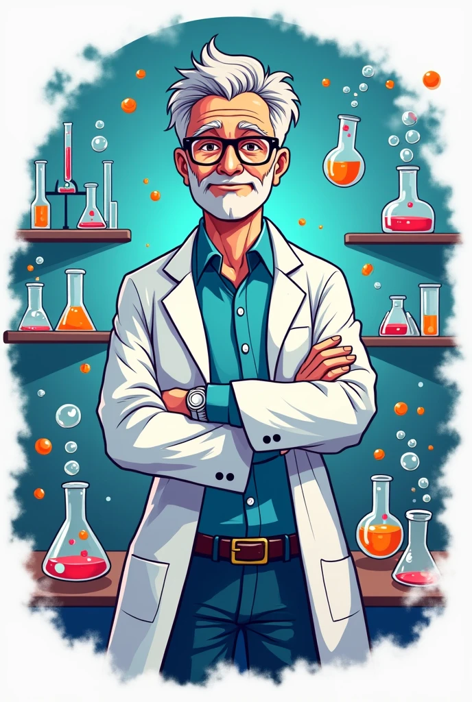 Waldir chemistry teacher logo 