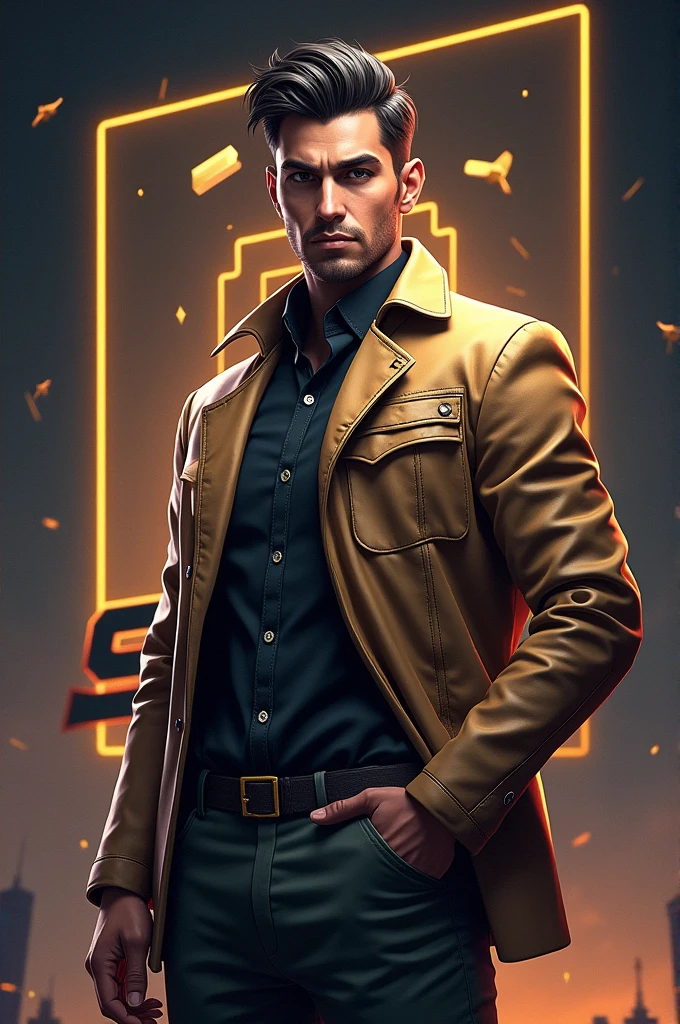 Create a dp put on text ( freefire trusted id seller