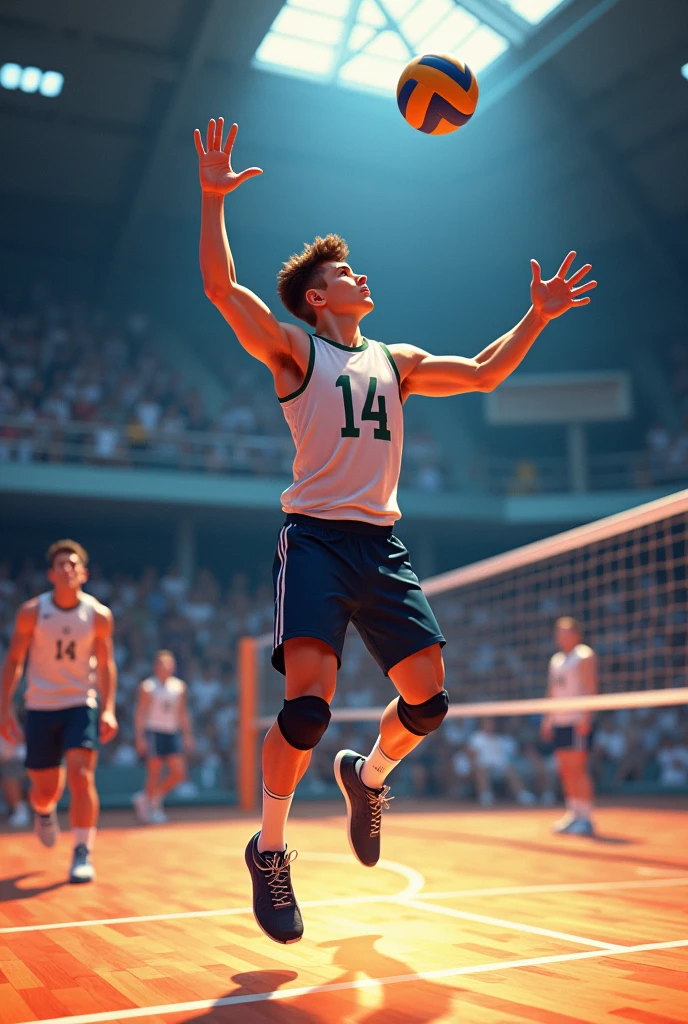 5'6 guy that want to be a volleyball player but he dosent have enuough talent