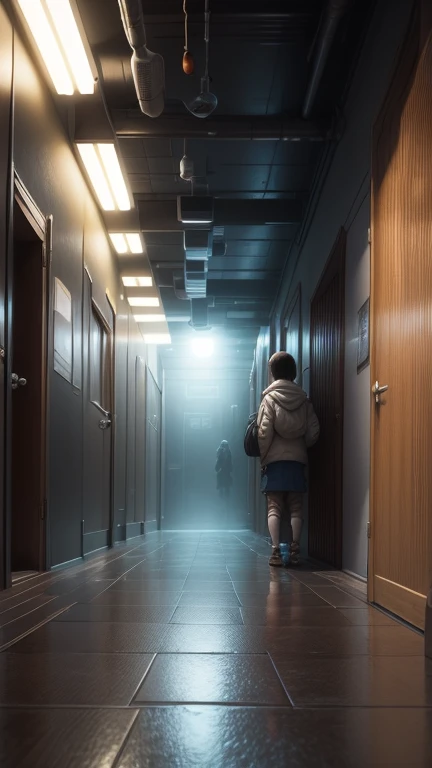 Different space，8k,Very detailed, masterpiece,High resolution,Highest quality,Increase the resolution,Cinema Lighting,Different space，The 12-dimensional world，juvenile，Super Giant Monster，People like，friendship，Understanding，rejection，1人のjuvenile，The end of the world，The End，Ultra-wide-angle lens，distortion，Rainbow light、諸行none常，Once spilled water can&#39;t be put back into the pot，１A billion light years away，big bang，White Hole，vast composition、none限に続く命，Reincarnation，Endless joy，none，have，Giant earthworms