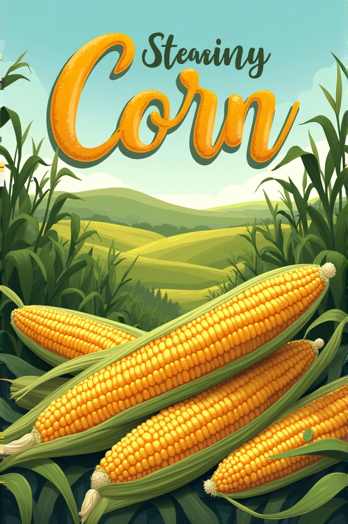corn as a local food poster