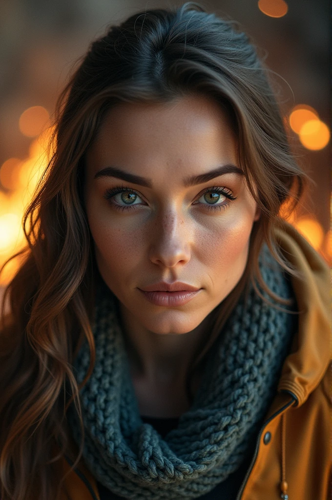 Motivational Character Looking straight toward me front face looking straight portrait with decent background image