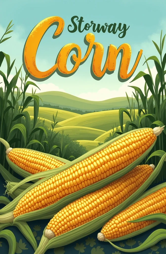 corn as a local food poster