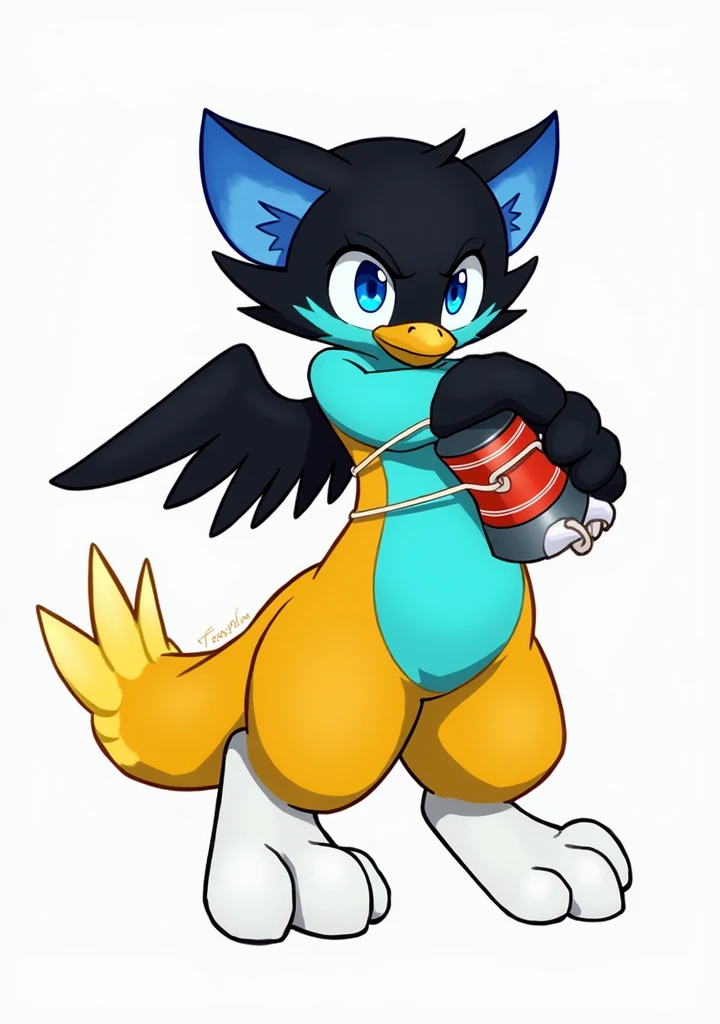 uploaded on e621, ((by PixelSketcher)), by Zaush, (by Rajii) , by Tsampikos , by Vader-San
solo male Coby, (((solo))), ((realistic)), anthro, furry, avian, ((clear cyan eyes)), (cinematic lighting), ((detailed background)),
(((three-quarter view))), (half body shadow), (happy, wide eyes, cute), [realistic proportions], [explict content], [sharp focus], (questionable content), (shaded), ((masterpiece)), high quality, digital art, drawing, HD 4k, dreamlikeart, lens flare, upper body, looking at viewer, animal focus, furry, nudefursuit, 1girl, cute, kawaii, lovely, fur, fur head, narrow waist, animal ears, paw, paw shoes, ((bondage)), (((Tied up))), ((legs tied)), (Gagged:1.25), ((muzzled)), (((Milking machine on crotch:1.35)))