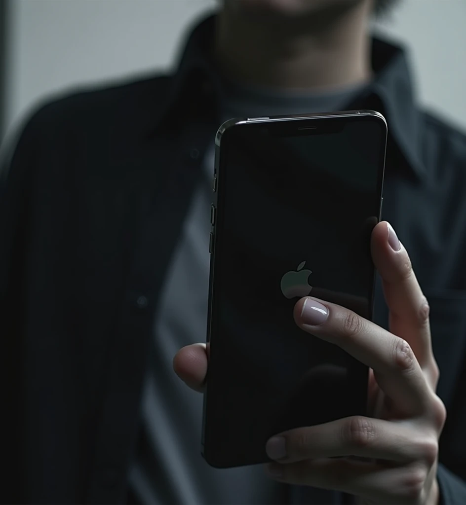 Give a iPhone on his hand and remove this bad phone and give him a new iPhone