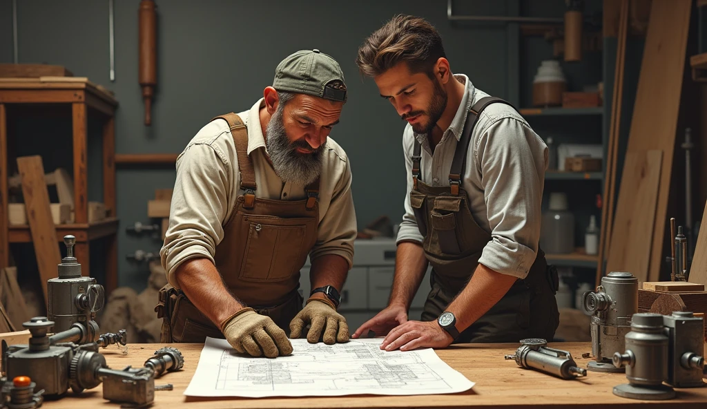 Wood cutter and engineer image