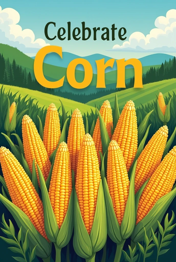 corn as a local food poster