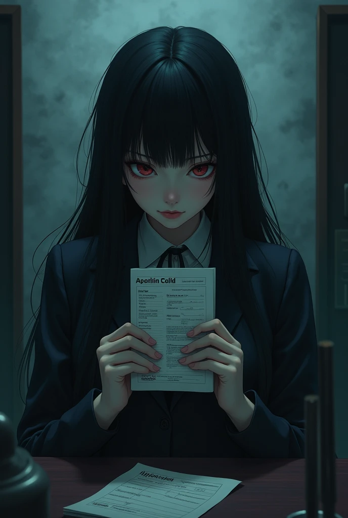 ((masterpiece)),((best quality)),8k,high detailed,ultra-detailed,illustration,(1girl:2),(gossghost),(long tongue),tongure out,(ethereal presence:1.4),haunting a modern office building,(menacing gaze:1.3),clad in tattered business attire,(flickering fluorescent lights:1.2),Eerie and chilling with a monochromatic color scheme,ethereal and ghostly lighting,unsettling and surreal,portraying the ghost's vengeful spirit,<lora:ChangSheG_V2:1>,