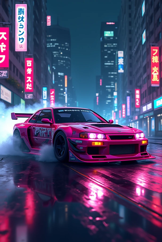 y2k style drift car 8 bit game retro