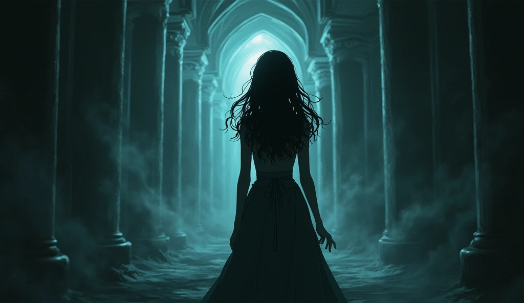 (best quality, masterpiece, ultra detailed), (anime:1.5)、woman is the main character、mysterious、Suspenseful Tone、Dark tones and shadows、A little creepy atmosphere、Surrealism、Dark fantasy、
A scene where she recalls past events。Insert a series of short cuts like flashbacks。