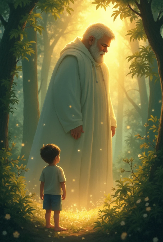 The younger brother dreamed about his older brother.