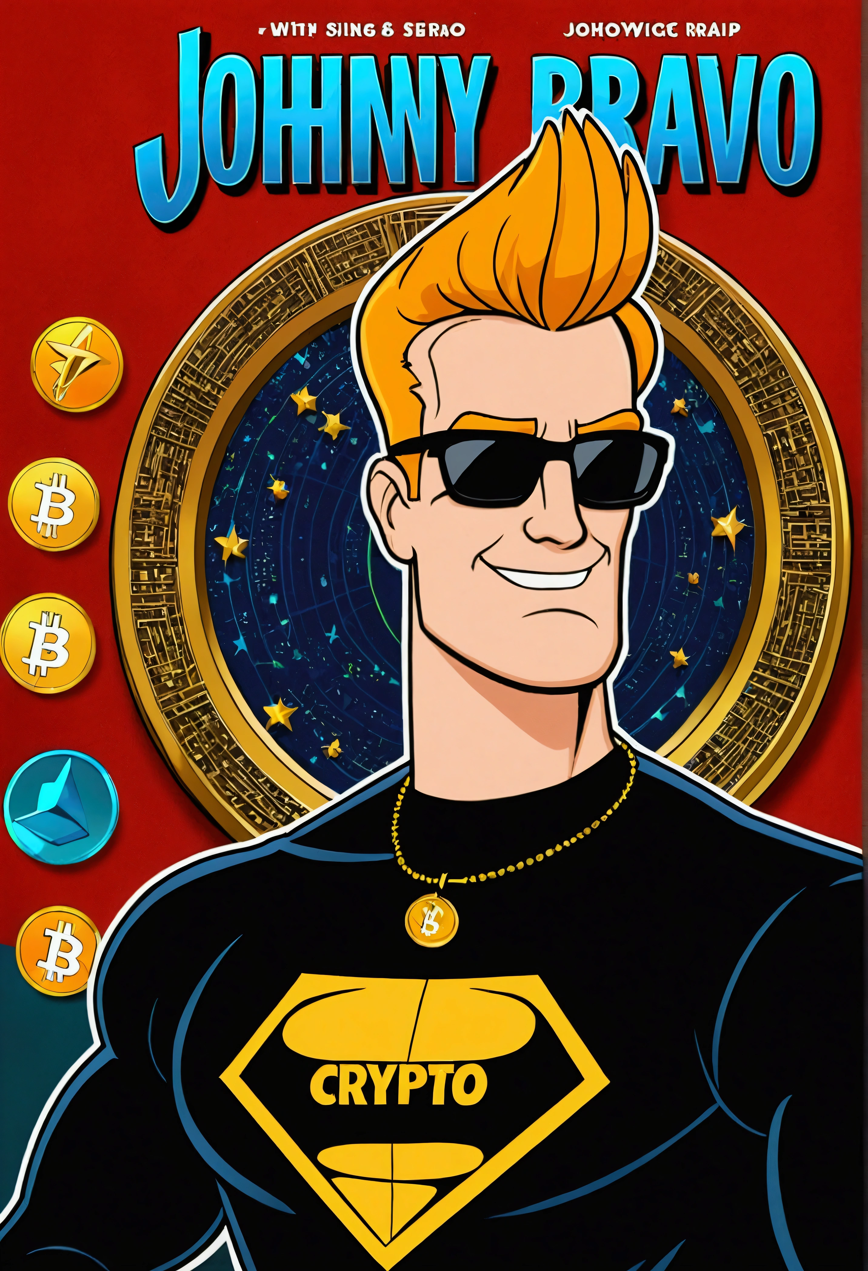 Johnny bravo with crypto sing 