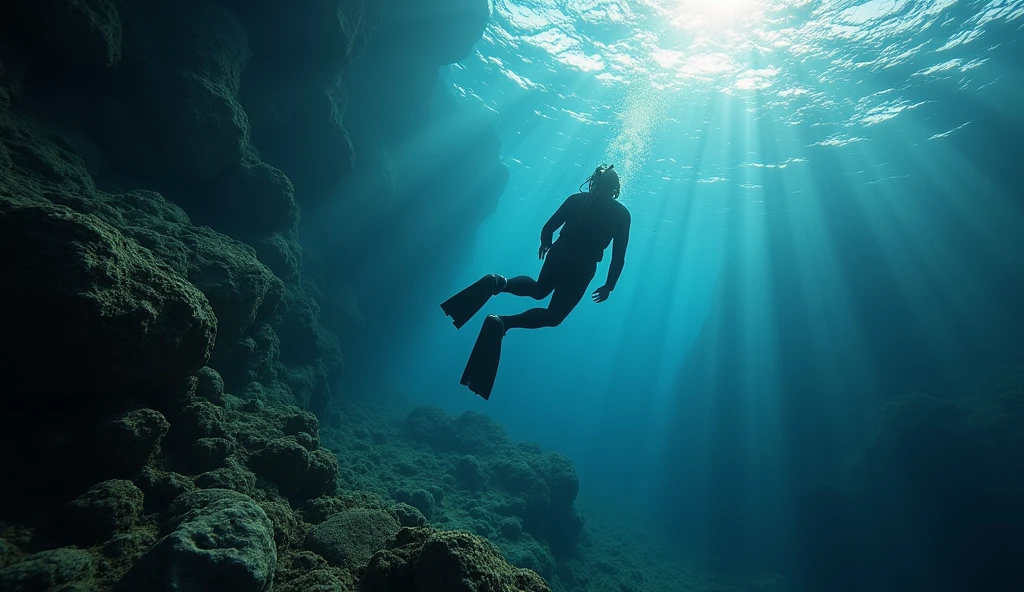 dive from space into the earth,