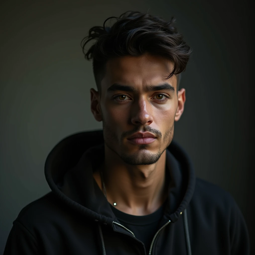 Create a boy real image like sigma male.his age 21 year.