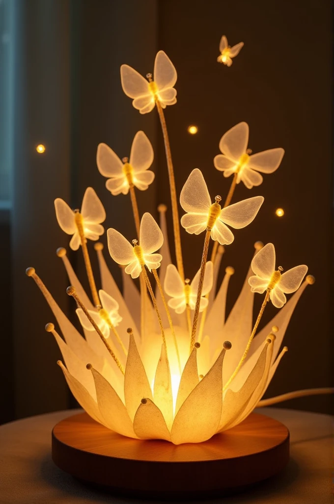 A fireflies inspired lamp