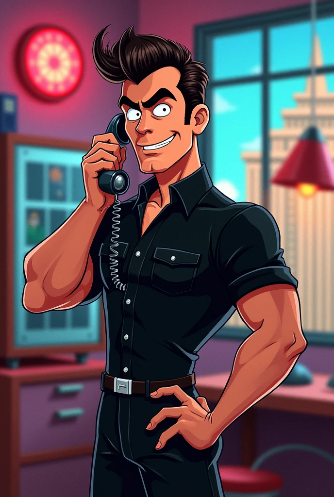 Johnny bravo calling elon musk