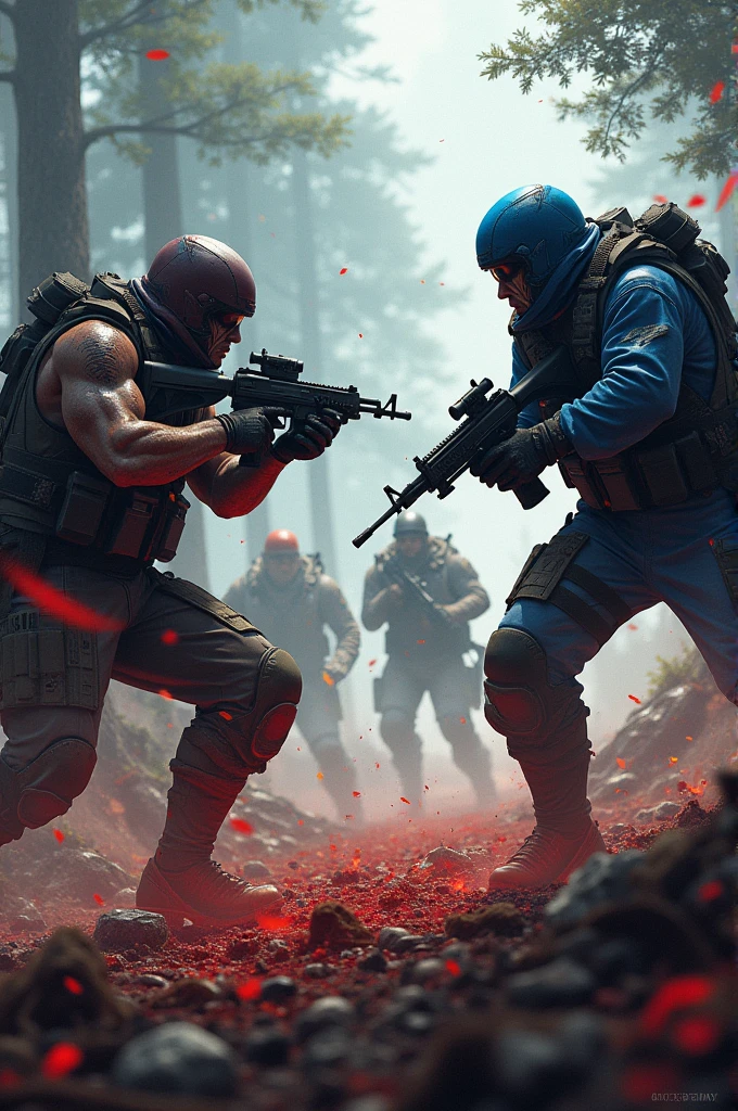 Need a thumbnail war title" MB SQUAD" VS " "GT SQUAD" mb squad is "bloody" and GT squad Is blue Mb Squad Is Very Dangerous look MB SQUAD and GT SQUAD and MB vs GT Squad All Player Fighting
BACKGROUND - forest Back Ground Is War Veryy Danger And Fully blood all Blood
Player - player Look is very Danger and God level Look And Drees is Fully bloody Creack