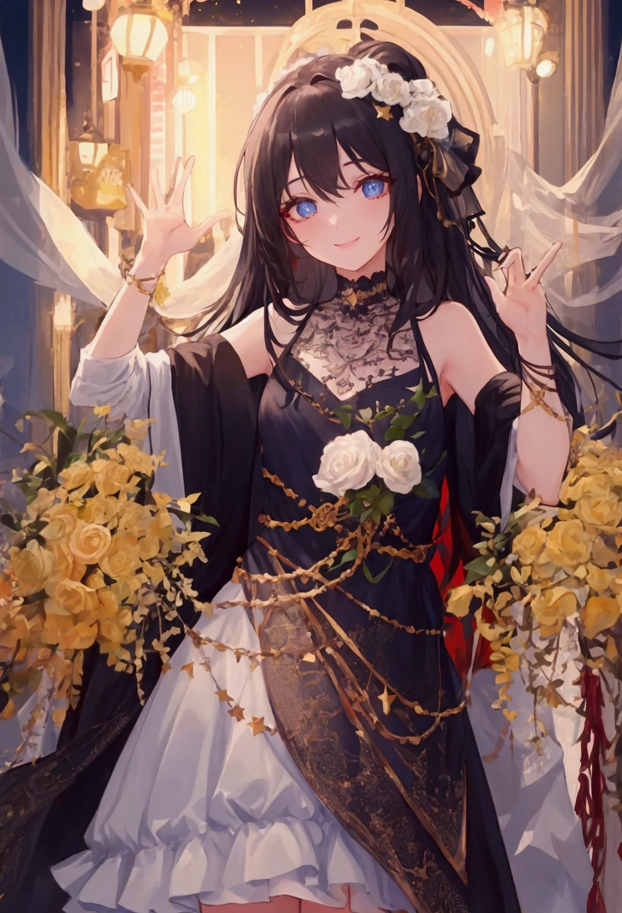 Everyone is fascinated, You are a perfect and great idol, Kinrin does not appear, The reincarnation of the number one star, I love you with that smile, Everyone will be fascinated by him, Those eyes that have words, Even lies, It's the perfect eyes.
