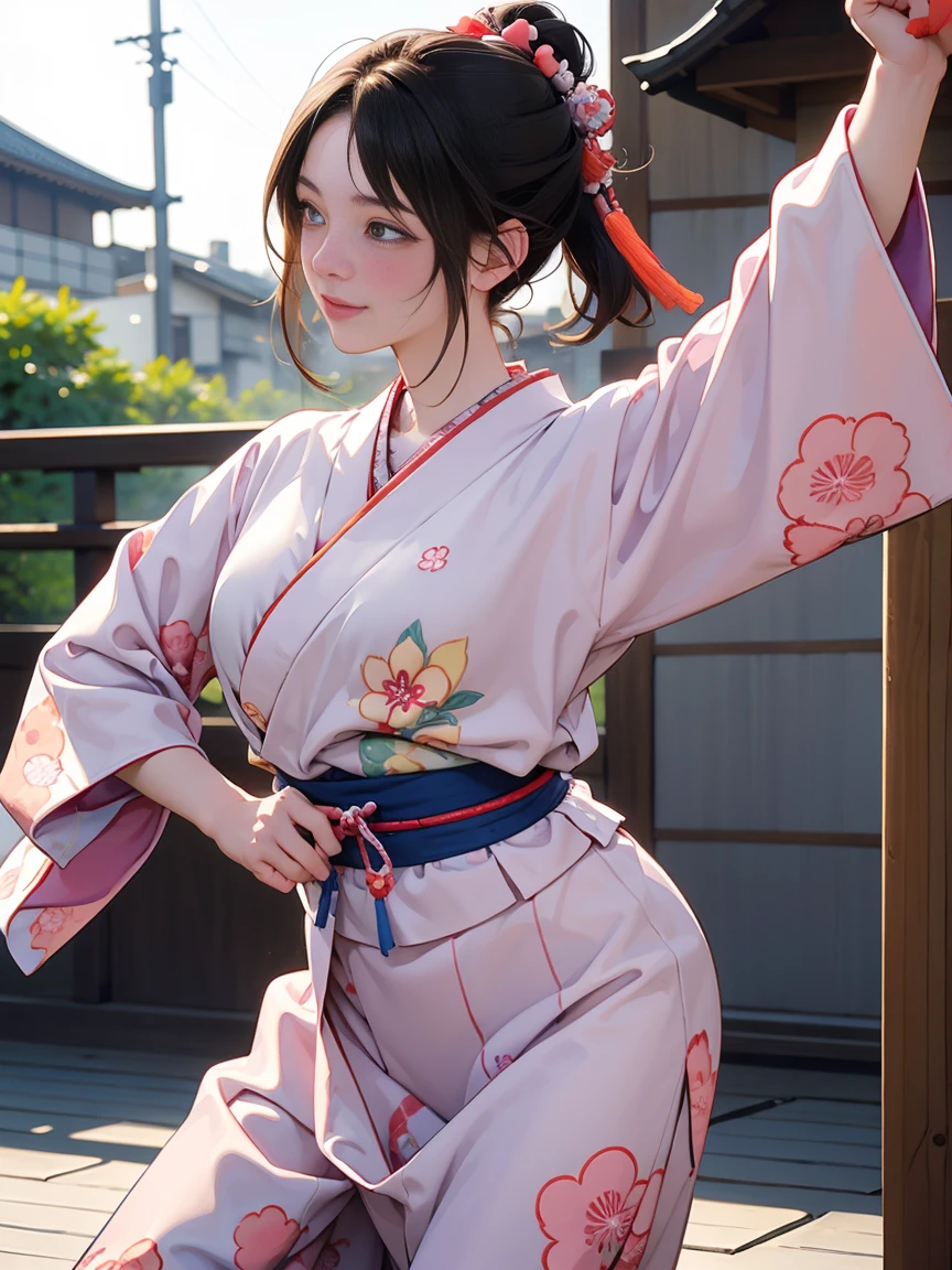 (Japan Bon Odori,最高masterpiece,Highest quality), Hot August,Bright vibrant anime art,People of all ages and genders dance and dance, Dancing in yukata,Dancing with laughter, Men and women, let's dance in a circle, dancing hero,Laugh Laugh,Dance Dance,Dancing in the square,Tokyo Marunouchi Station Square,masterpiece,Highest quality,High resolution,