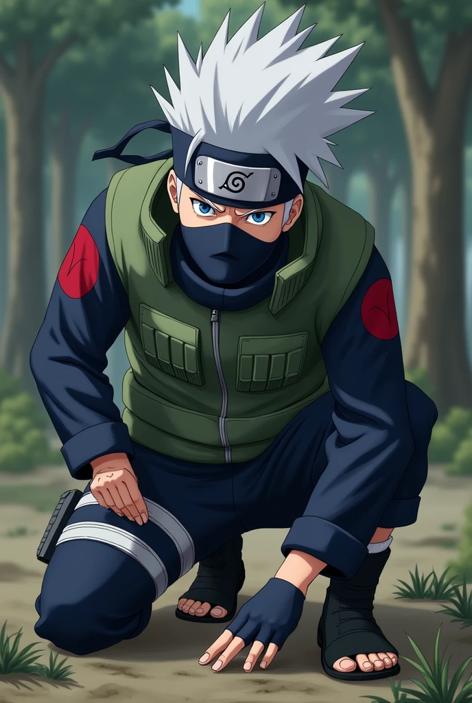 Kakashi hatake cumming hard cock