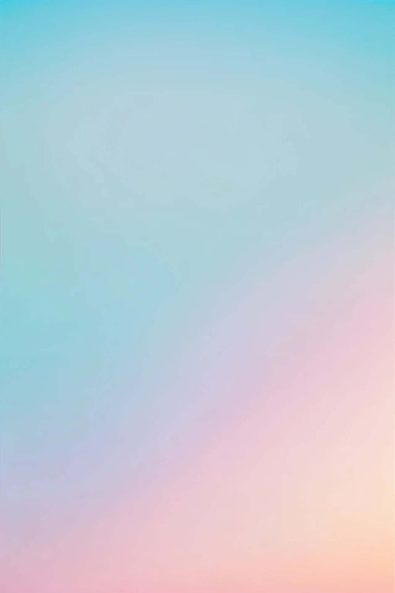 A smooth gradient background featuring soft hues of pink, turquoise, and blue, creating a tranquil and abstract aesthetic. The colors blend seamlessly, giving a dreamy and calming effect.