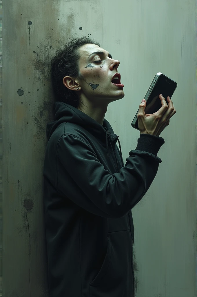 Phone sucks the face book sucks the heart