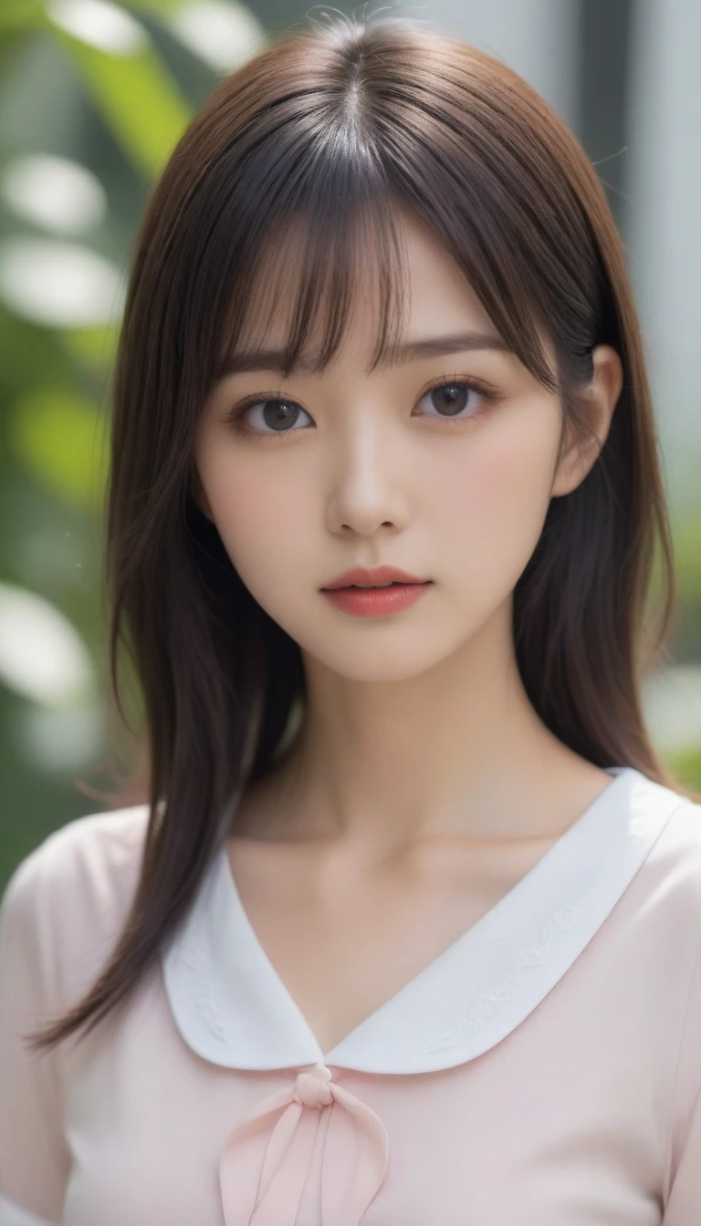 8k, Ultra-high resolution, Highest quality, masterpiece, 三分割法によるphotograph,Surreal, photograph,One Woman, (:1.3), cute, cute顔, 細部までBeautiful Eyes, 細かくdetailedに,masterpiece,One Girl:1.2,Japanese women,kindergarten,close up,glaring,Black short hair,Bowl cut,ID photo,(kindergarten uniforms:1.3),Eccentric,Future City,white collar,((Fusion of humans and androids))(Beautiful attention to detail),Subtle details, detailedな顔,anger,Attractive eyes,(ポートレートphotograph:1.4),(Photorealistic images:1.4),Fantasy art,(Beautiful Face:1.4),美しくAttractive eyes、Beautiful Eyes,Silver residue,(Tight waist:1.4)、(Beautiful with perfect body proportions:1.4),Pink Lips,profile,(((Ideal body type))),A-cup small breasts :2,、Portraiture:2、Perfect Anatomy、鮮明なdetailed、detailed,Fashion magazine cover,Thin lips,完璧でBeautiful Face ,完璧でcute顔, Skin with attention to detail, Perfect limbs、Narrow waist,Surreal,Light and shadow,spotlight