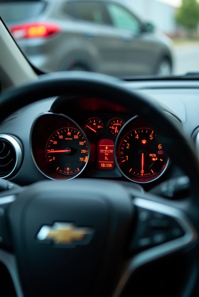 Chevrolet beat odometer with 9000 kilometers
