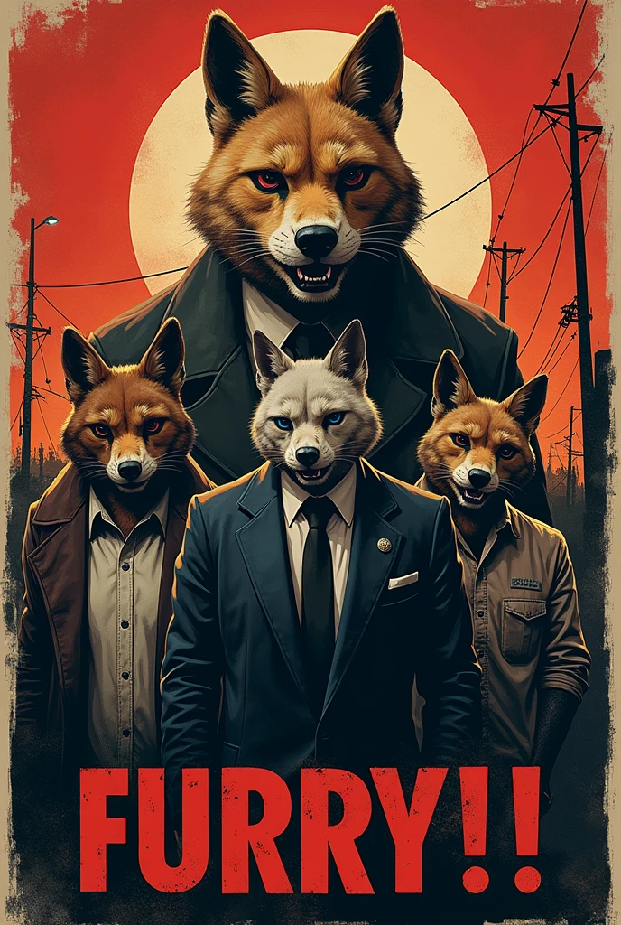create an Anti-Furry poster