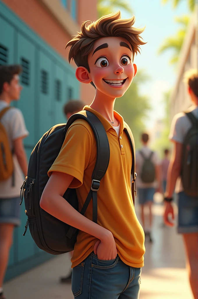 High school boy