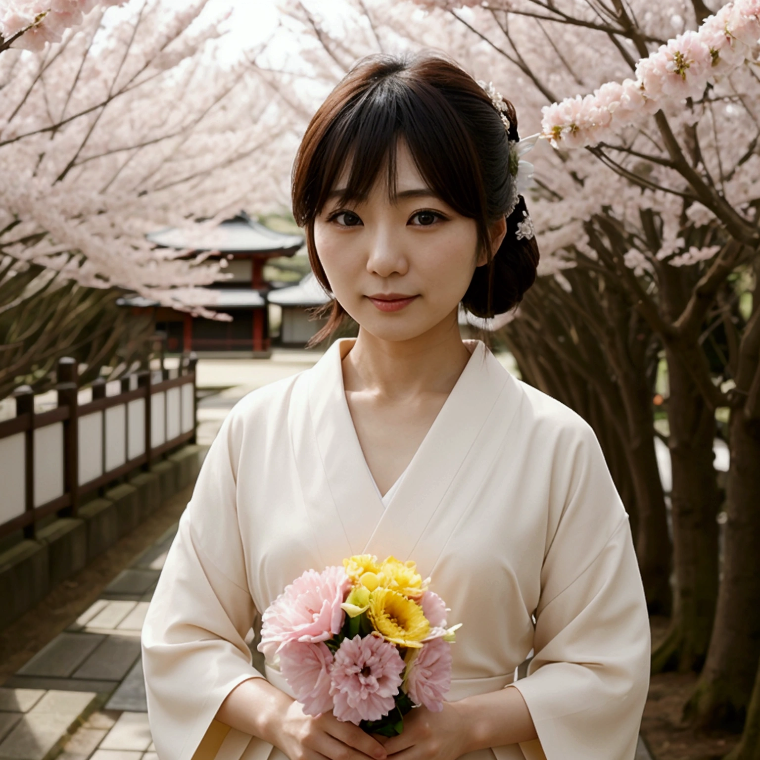 One person、Japanese married woman、One person, solo, Face forward、One person, 