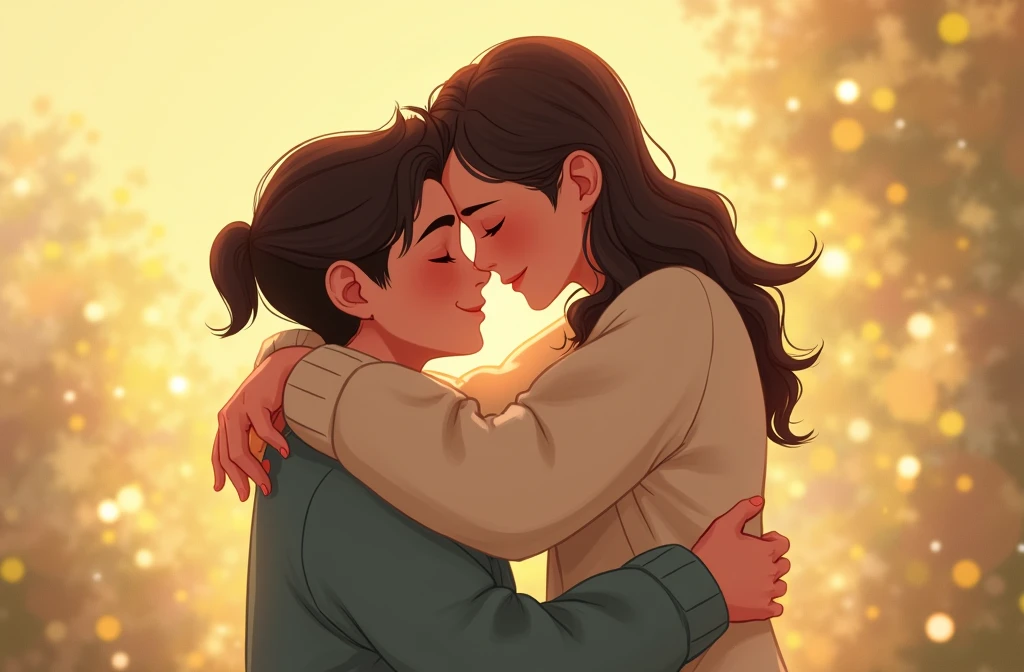 Hug each other