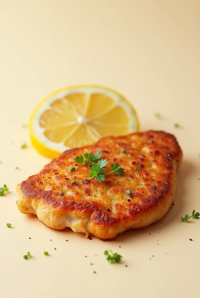 Vegetarian chicken steak,logo