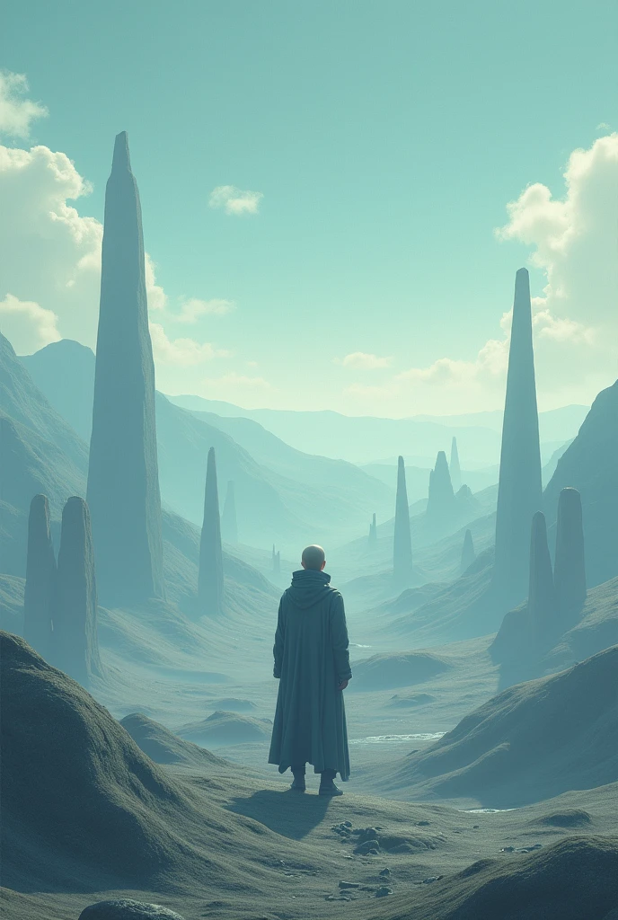Generate me a landscape that relates to a fair person, he would be, discipline, uncommon and self-centered