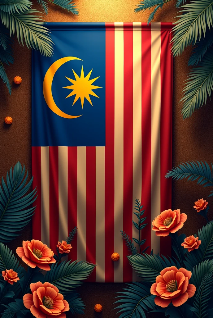Malaysian Independence theme banner.