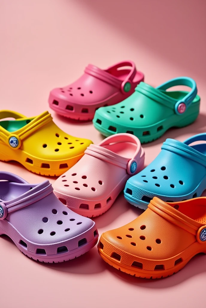 Give me an Crocs classic clogs with all different color for facebook post