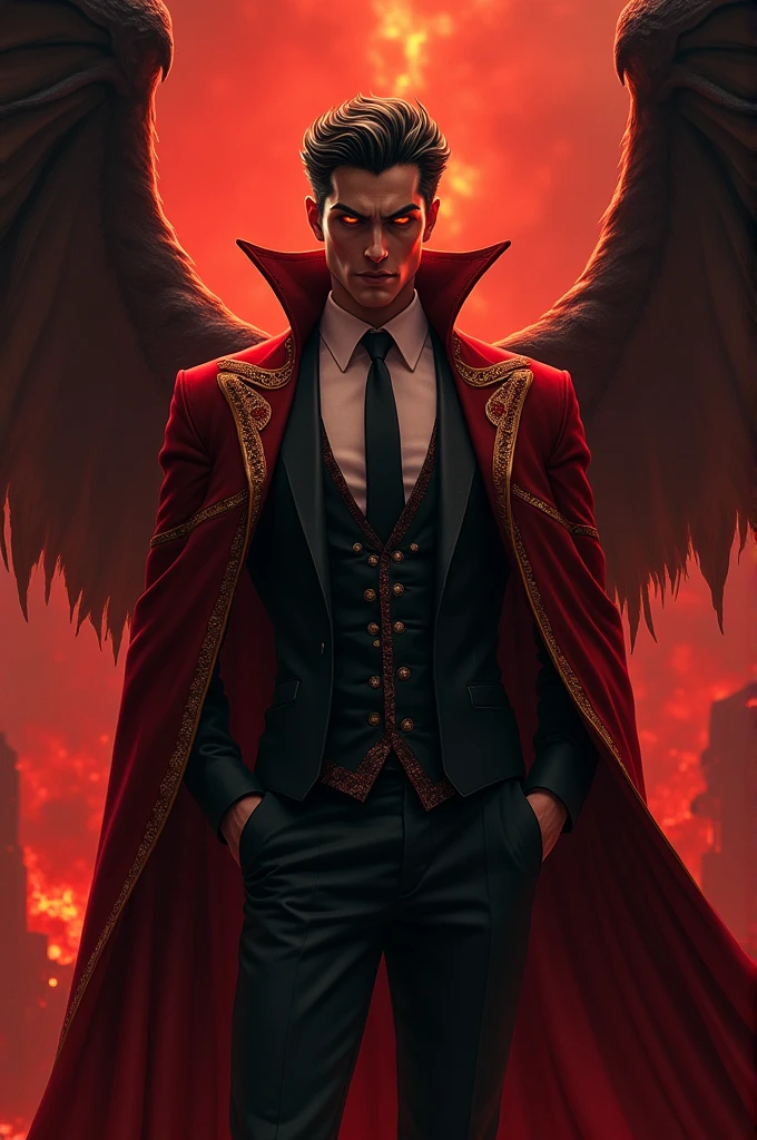 Lucifer Morningstar from Hazbin Hotel 