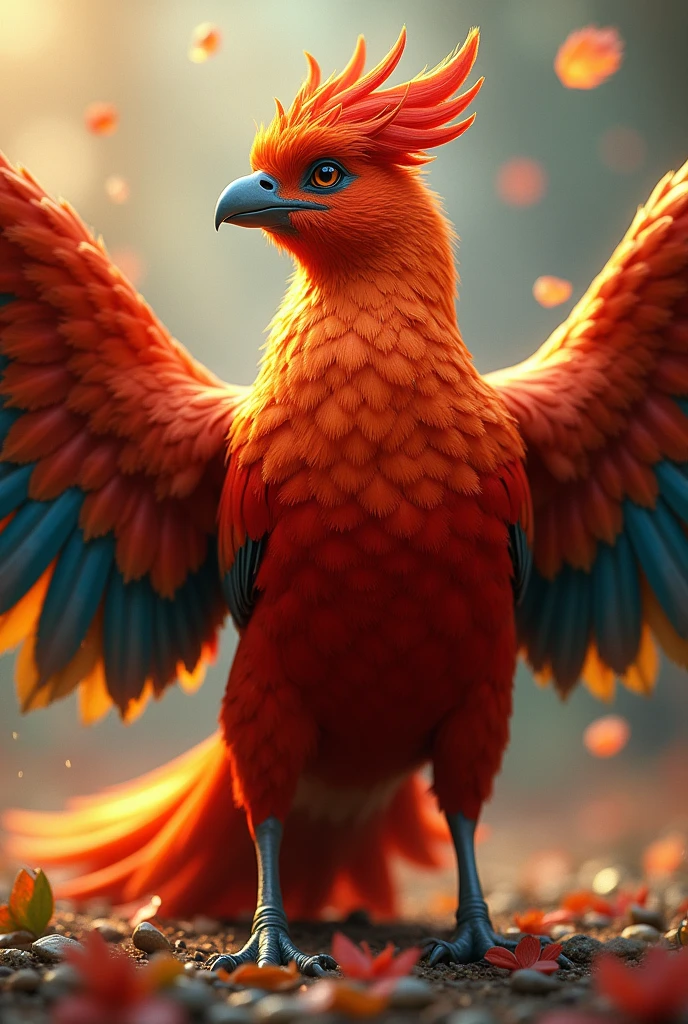 1. **shape**: Birds are often described as large and beautiful, with brightly colored feathers, such as red., orange, And gold and maybe some sparkle 3. **habit**: Often described as graceful and gentle, it is also a powerful and strong bird, and can symbolize hope and improvement.