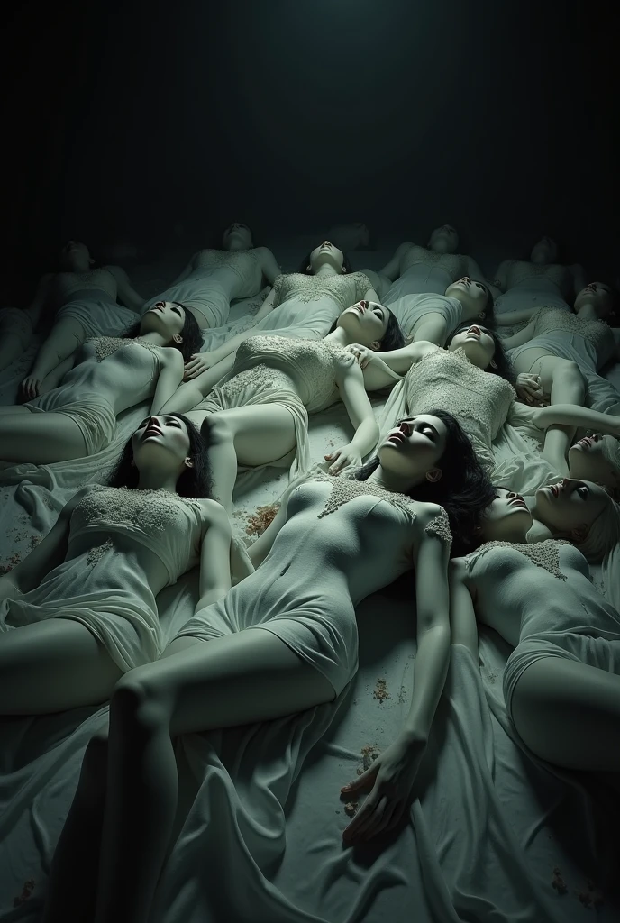 a lot dead beautiful girls