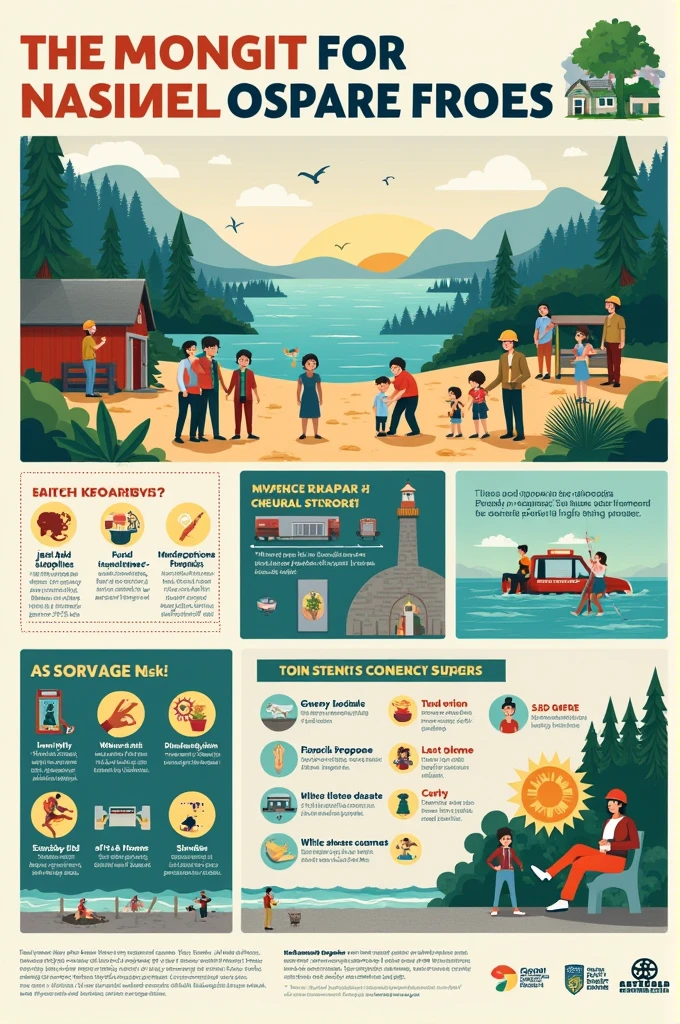 Poster about preparing for natural disasters