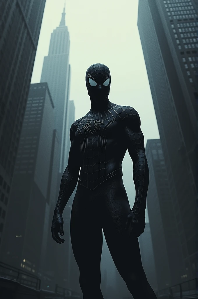 Spiderman dark buildings